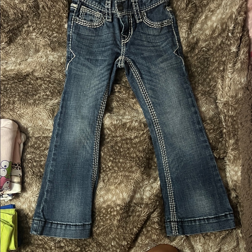 Girls Rock & Roll Denim Trousers